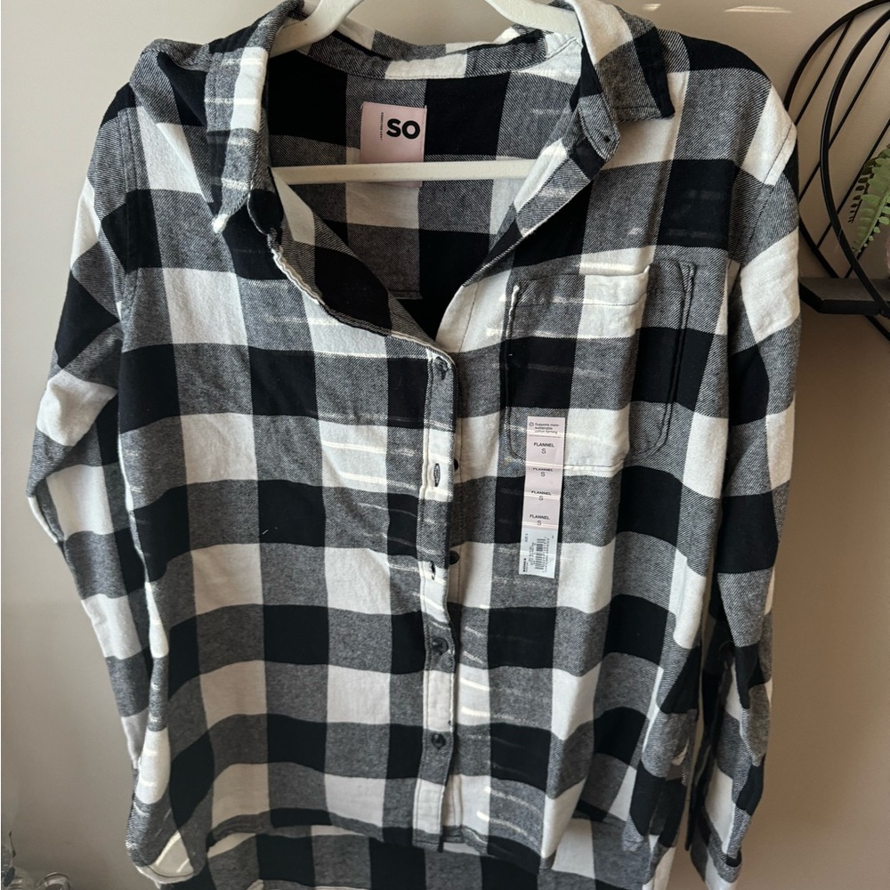Small Plaid Button down shirt